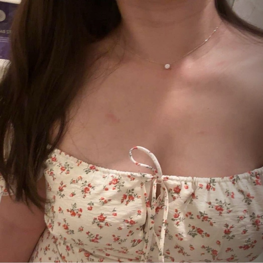 1/2CT natural Diamond 18K Necklace